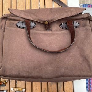 Filson briefcase - 70257, well used but lots of life left